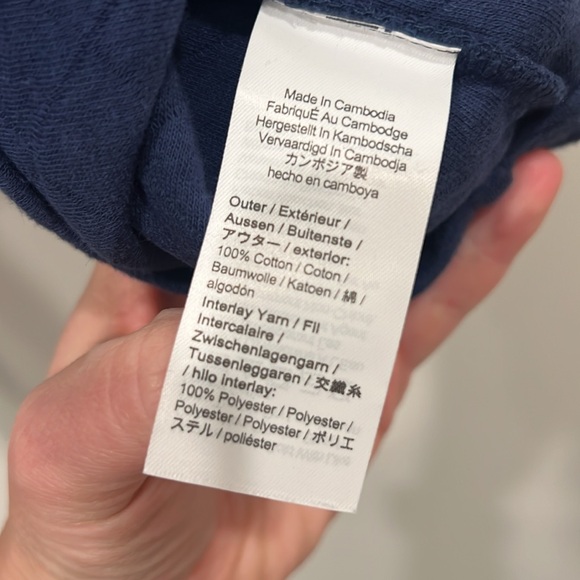 Crewcuts Navy Half-Zip Sweatshirt - Size M (8-9) - Picture 5 of 5